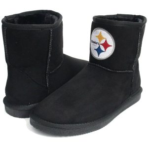 Cuce Pittsburgh Steelers Girls Preschool Rookie 2 Boots