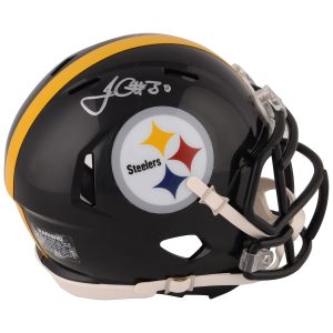 James Conner Pittsburgh Steelers Autographed Riddell Speed Mini Helmet