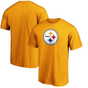 Pittsburgh Steelers Gold Primary Logo Team T-Shirt