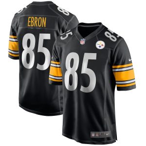 Nike Eric Ebron Pittsburgh Steelers Black Game Jersey